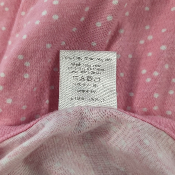 ✨Bundle of 3 Baby Girl Cotton Zip Footed Sleepers | Size 3–6 Months✨ - Picture 5 of 15